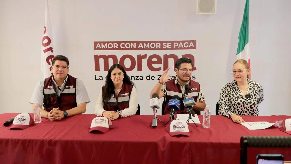 Conferencia de prensa Morena Zacatecas